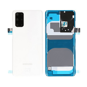 Original Samsung Galaxy S20 Plus Baksida Med Tejp - Vit