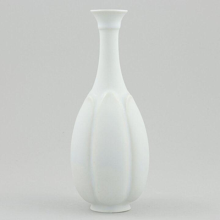 Wilhelm Kåge (1950s) White Studio Vase 17 cm