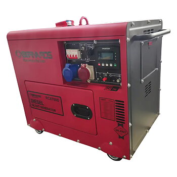 Elverk Bernards Diesel 400 Volt, 4,8 kW.