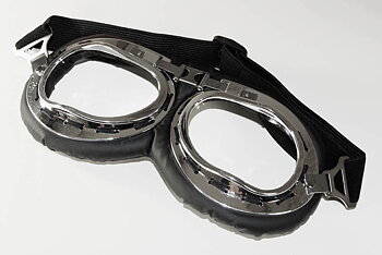 GLASÖGON RED BARON TYP MED KLART GLAS