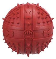 Trixie leksak gummiboll knottrig m pip 9,5 cm