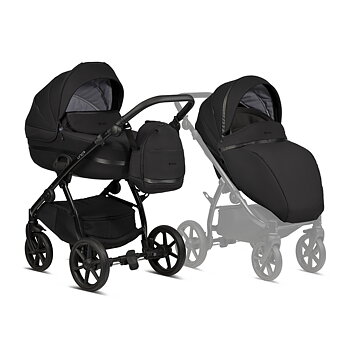 Barnvagn Tutis Uno³ - Black Edition Charcoal