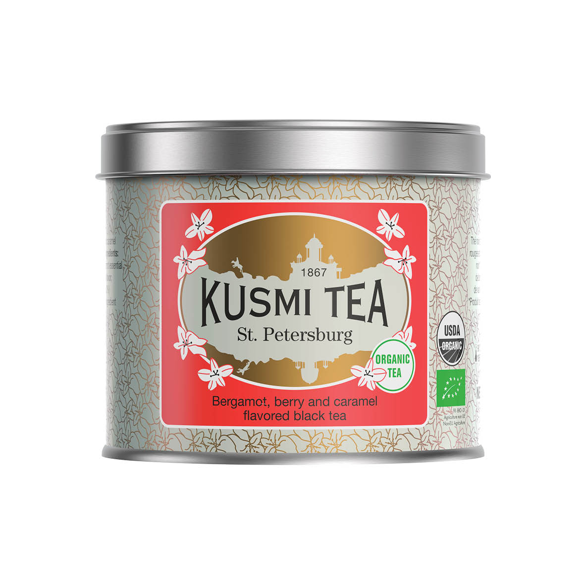 Kusmi St Petersburg Ekologisk - Plåtburk 100 gram 