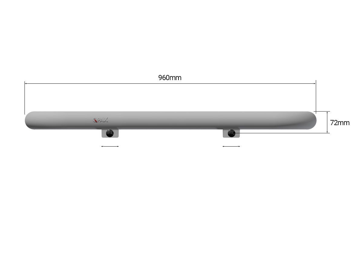 Q-LIGHT  E60 -5 frontbar  for 4pcs auxiliary lights.  Straight 960mm with premium mounting kit - 2