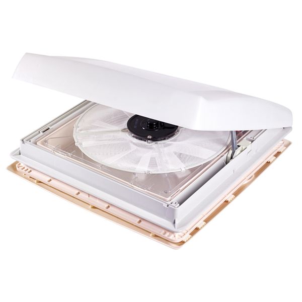 Thule taklucka 12V, Opalfärgad. Med myggnät och rullgardin