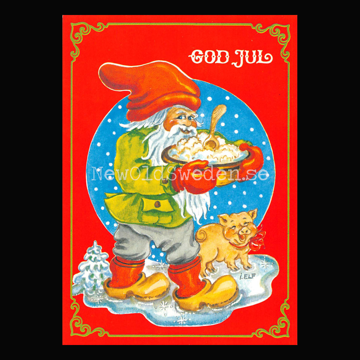 Julgröt och Julgris - Ingrid Elf - 1605