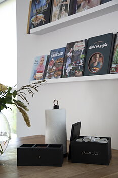 Trälåda “Knäckebröd” Svart 