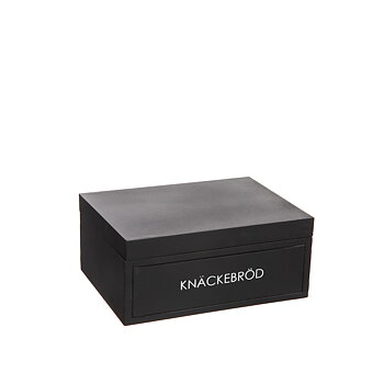 Trälåda “Knäckebröd” Svart 