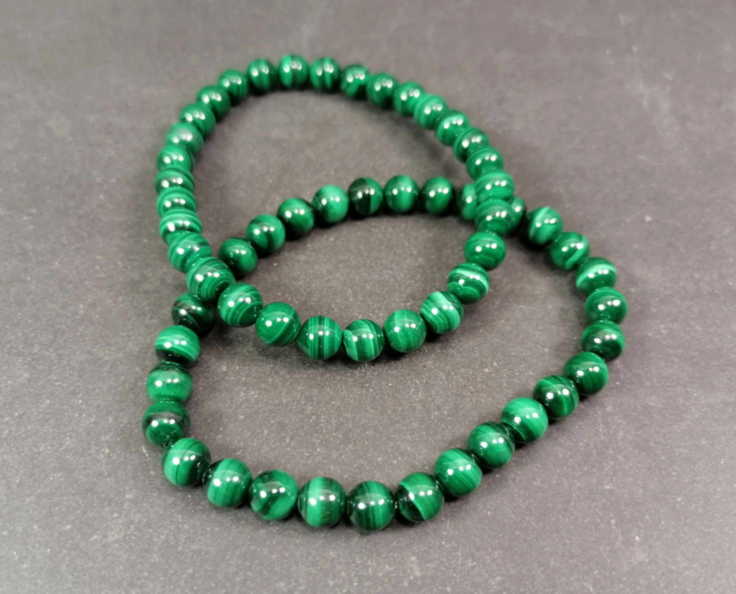 Malakit Armband  - 6mm Pärlor