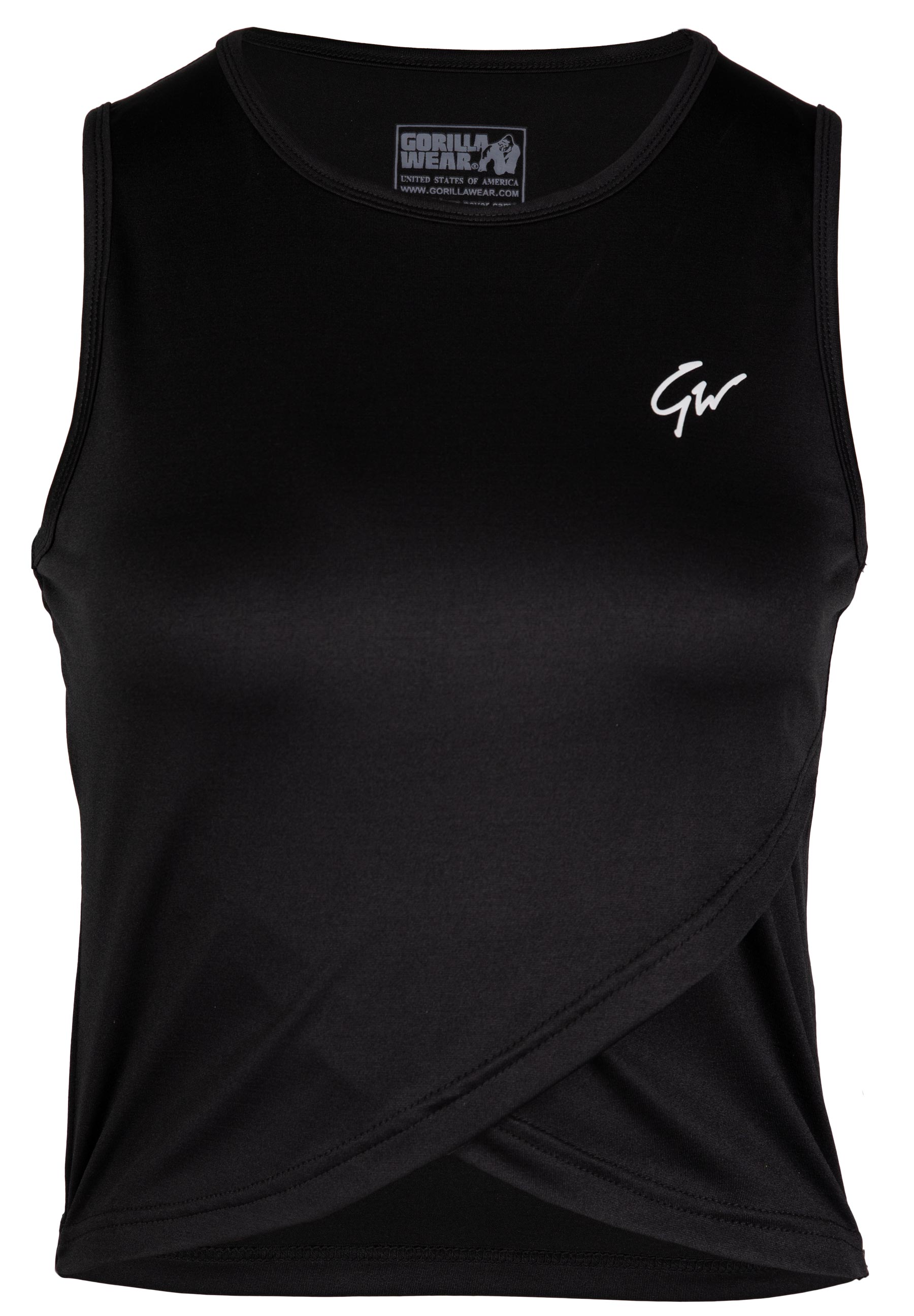 Estelle Twisted Crop Top, black - 4