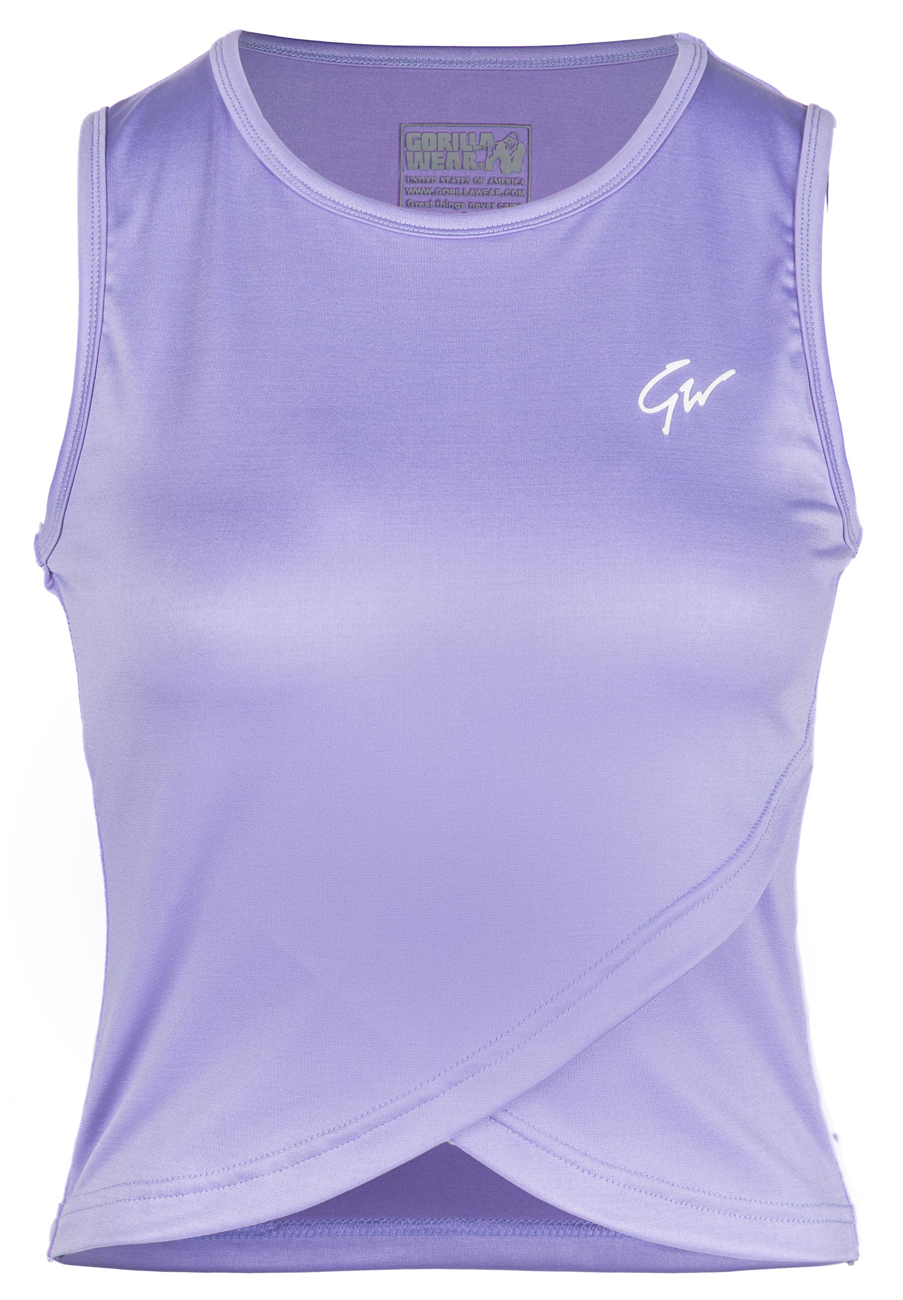 Estelle Twisted Crop Top, lilac - 5