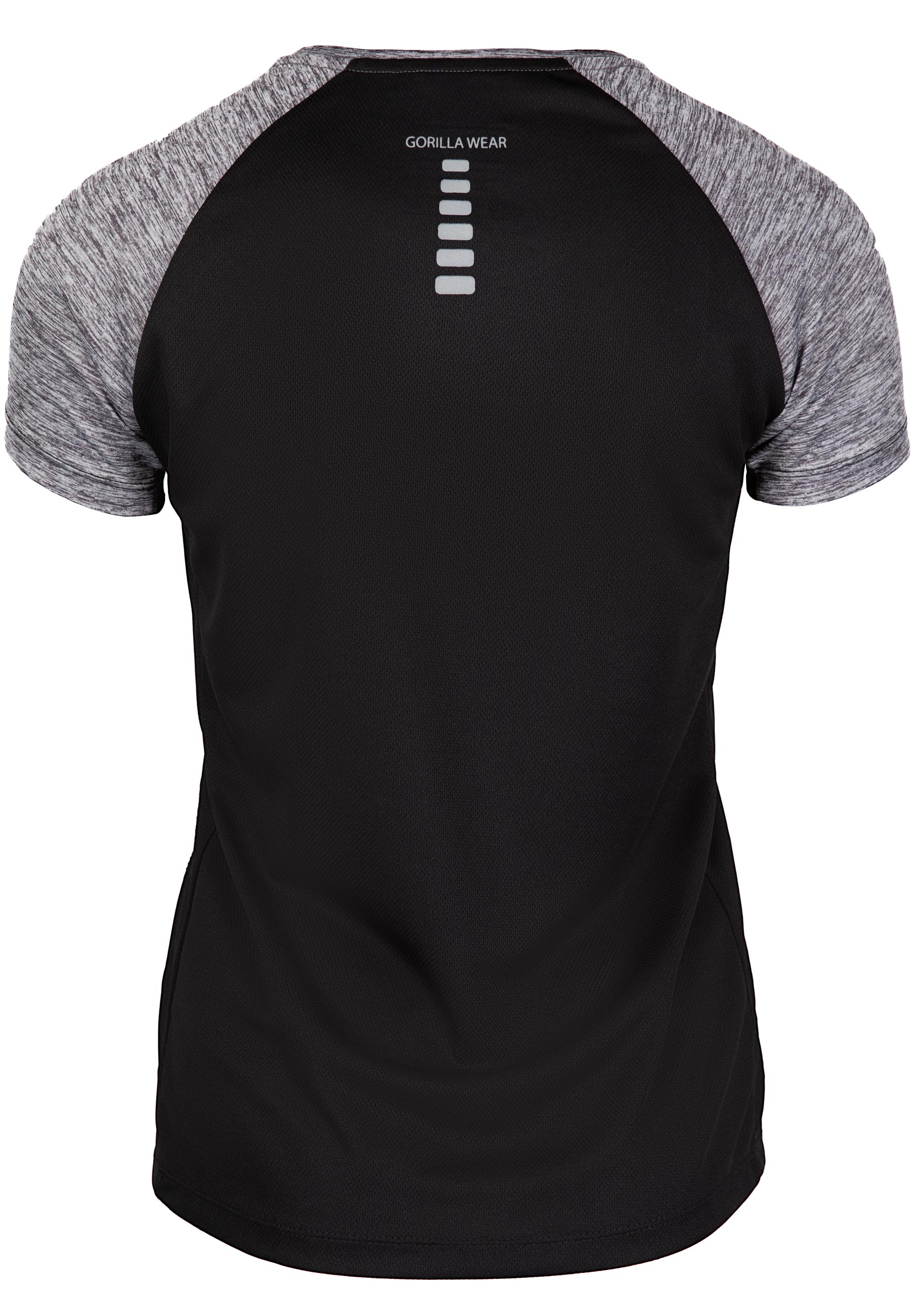 Monetta Performance T-Shirt, grey melange/black - 6