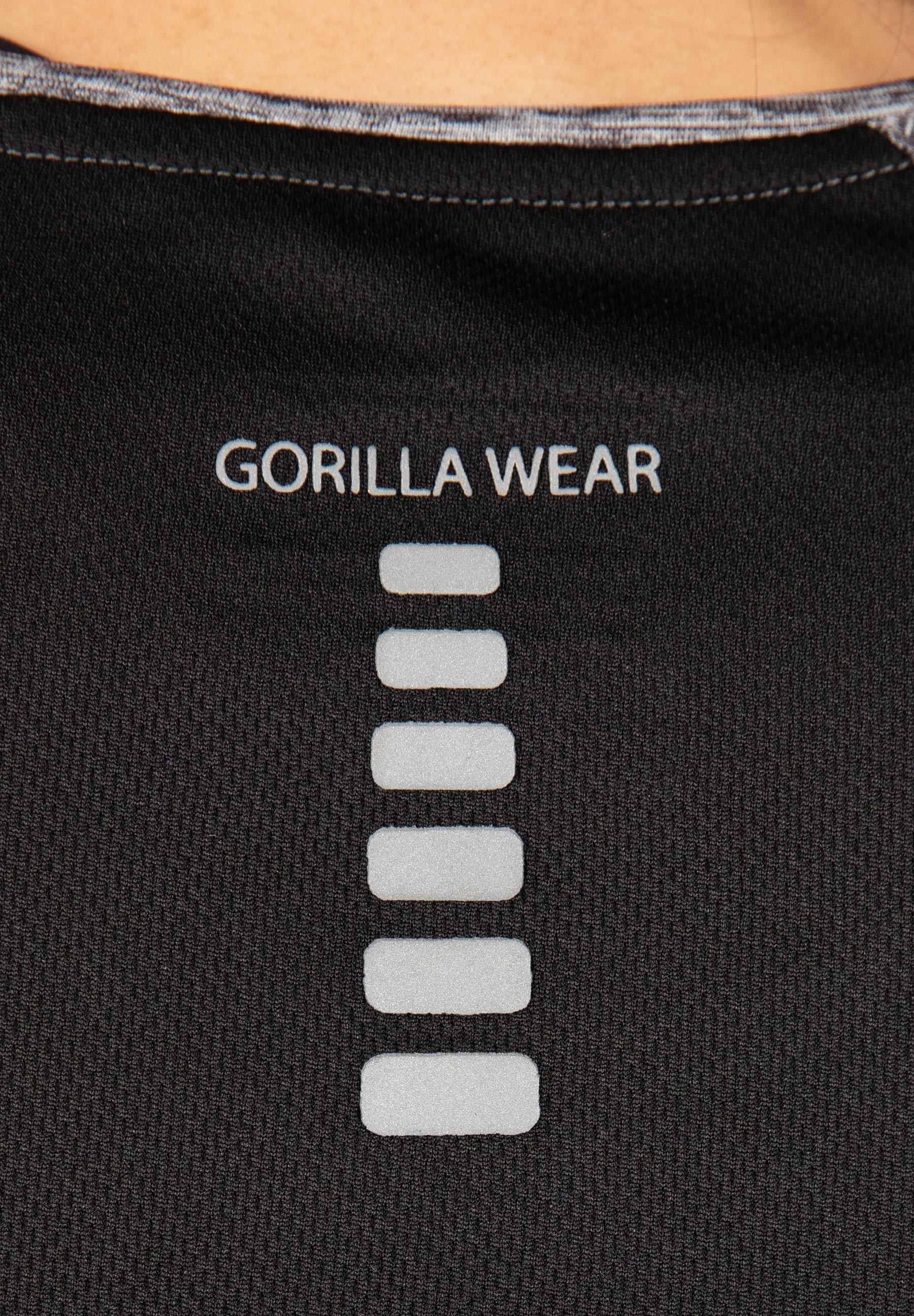 Monetta Performance T-Shirt, grey melange/black - 9