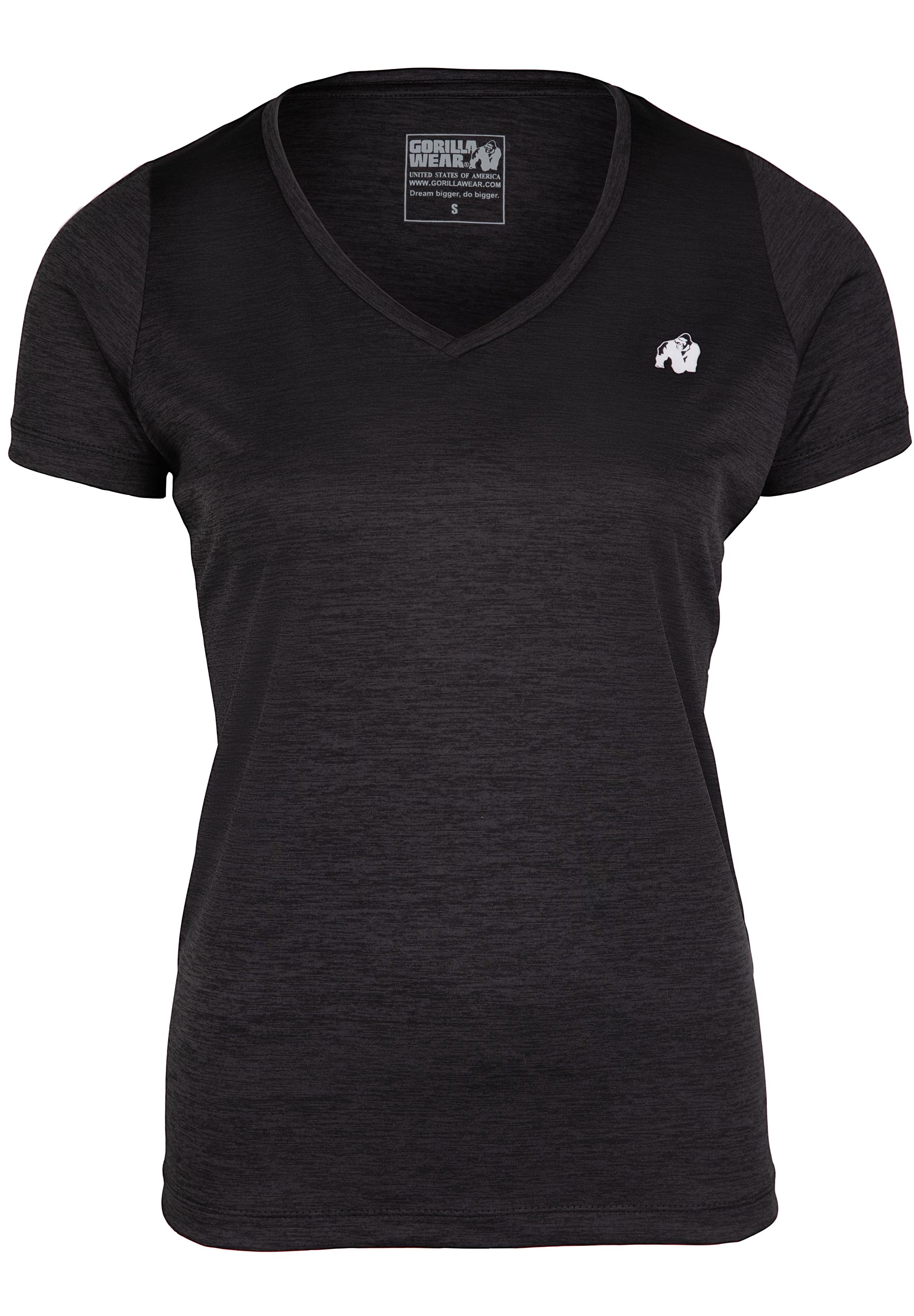 Elmira V-Neck T-Shirt, black - 5