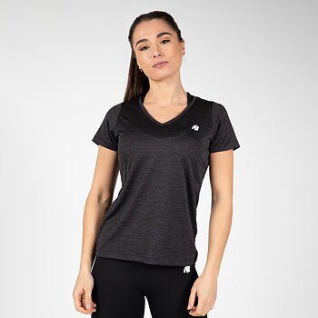 Elmira V-Neck T-Shirt, black