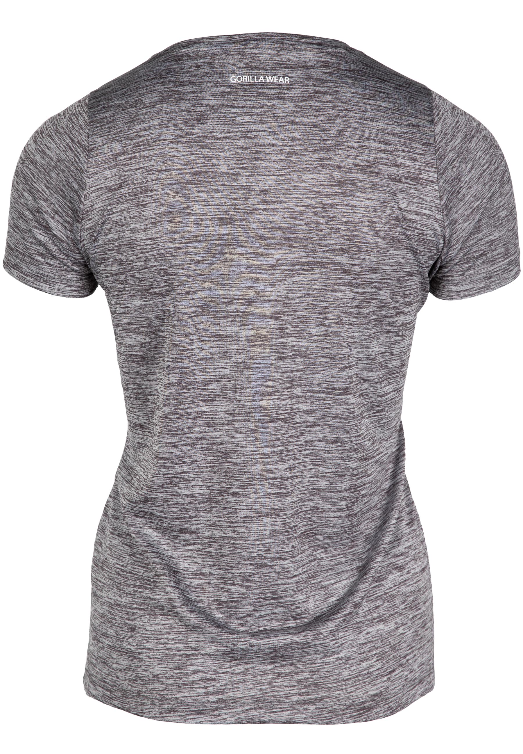 Elmira V-Neck T-Shirt, grey melange - 6