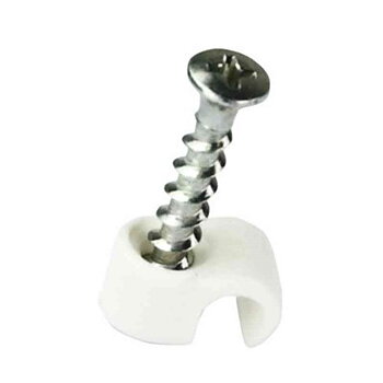 SKRUVCLIPS 10-14 VIT 10ST PÅSE SKRUVLÄNGD 38MM