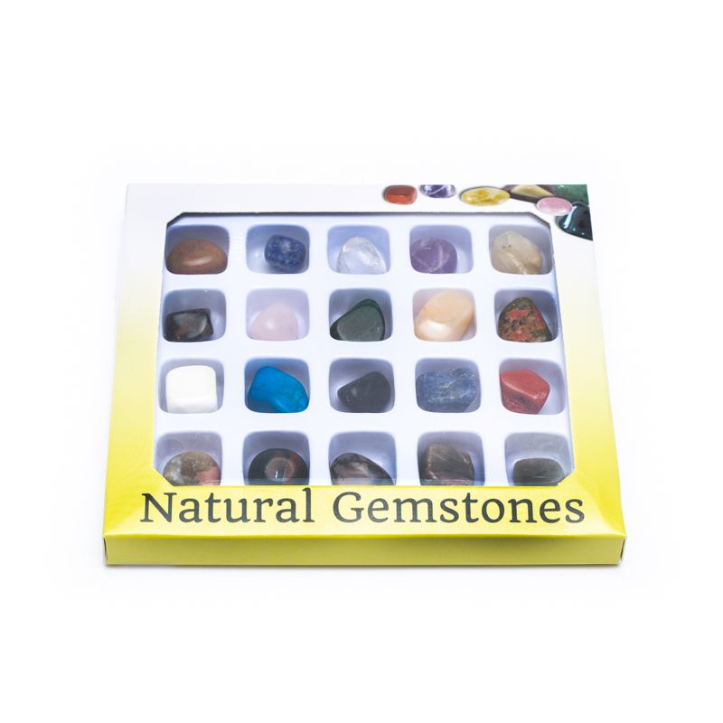 Giftbox With 20 Tumbled Gemstones