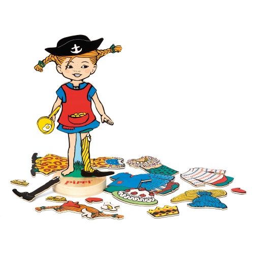 Pippi Magnetdocka - Micki - 2