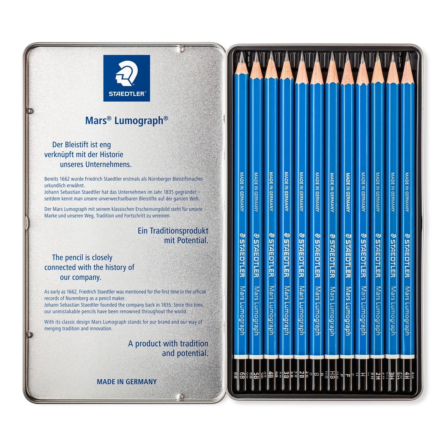 Staedtler-mars Limited 10010B Staedtler Mars Lumograph Drawing Pencil 10B