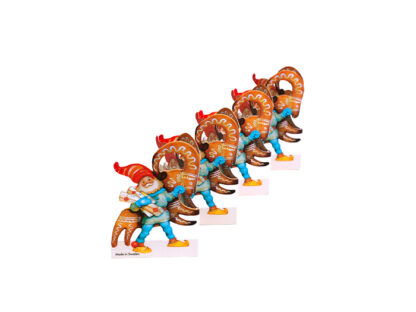 Pappersrader : Tomte och pepparkaksbock
