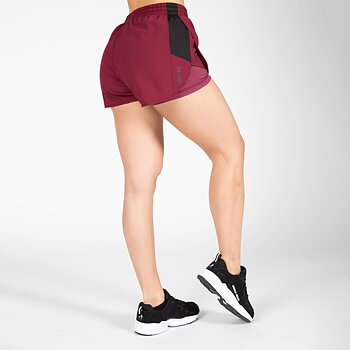 Salina 2-In-1 Shorts, burgundy red