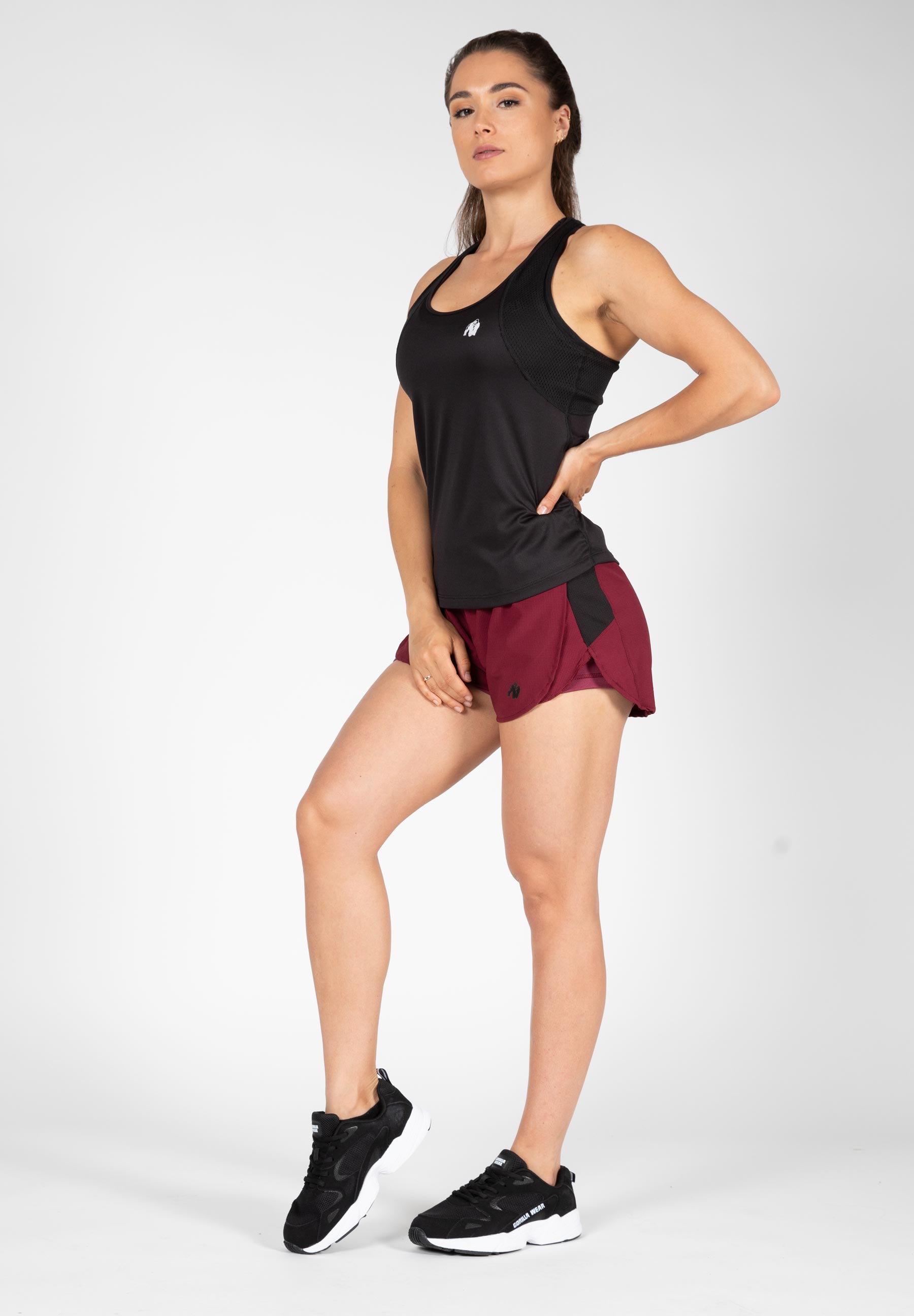 Salina 2-In-1 Shorts, burgundy red - 8