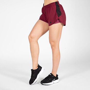 Salina 2-In-1 Shorts, burgundy red