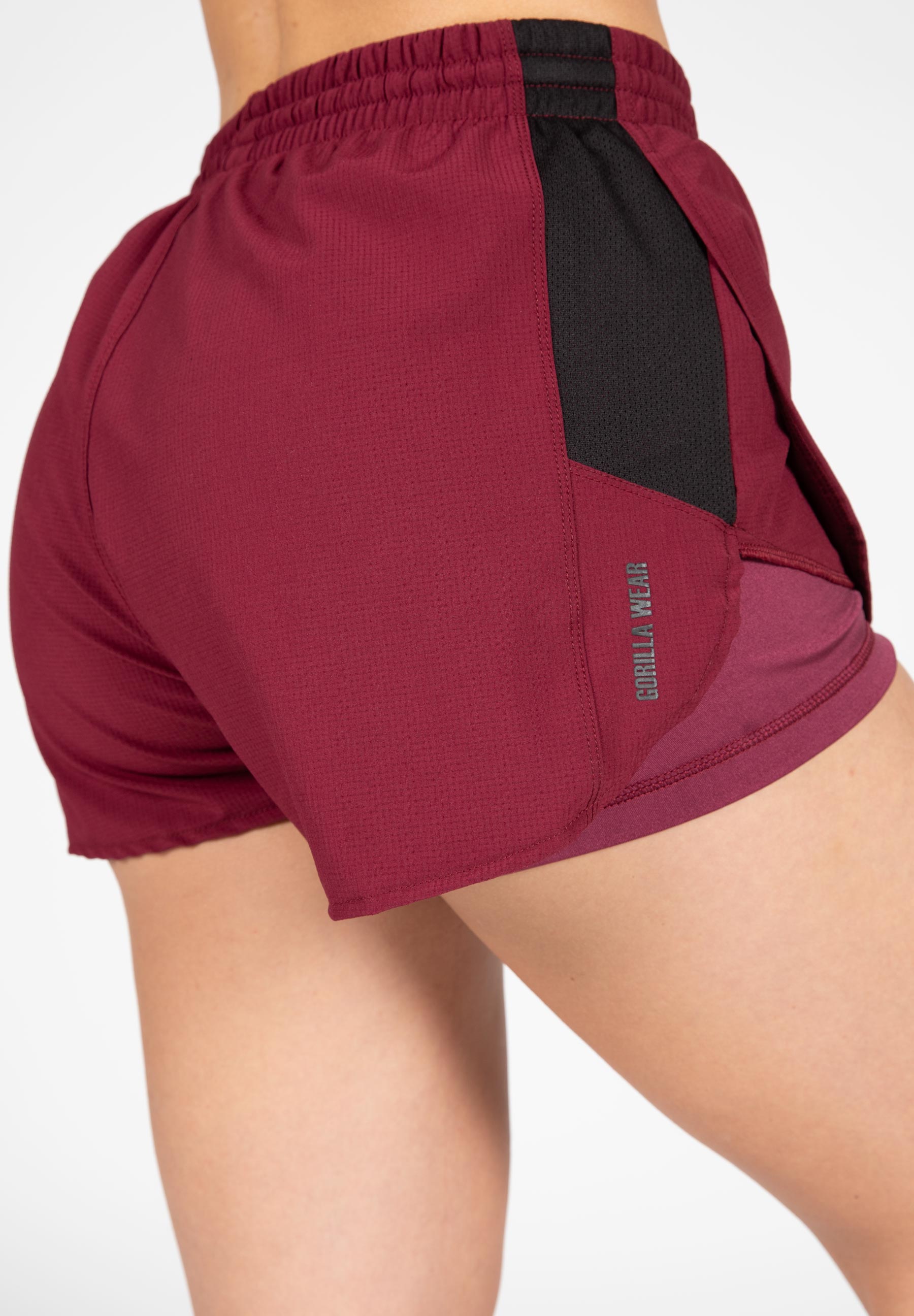 Salina 2-In-1 Shorts, burgundy red - 12