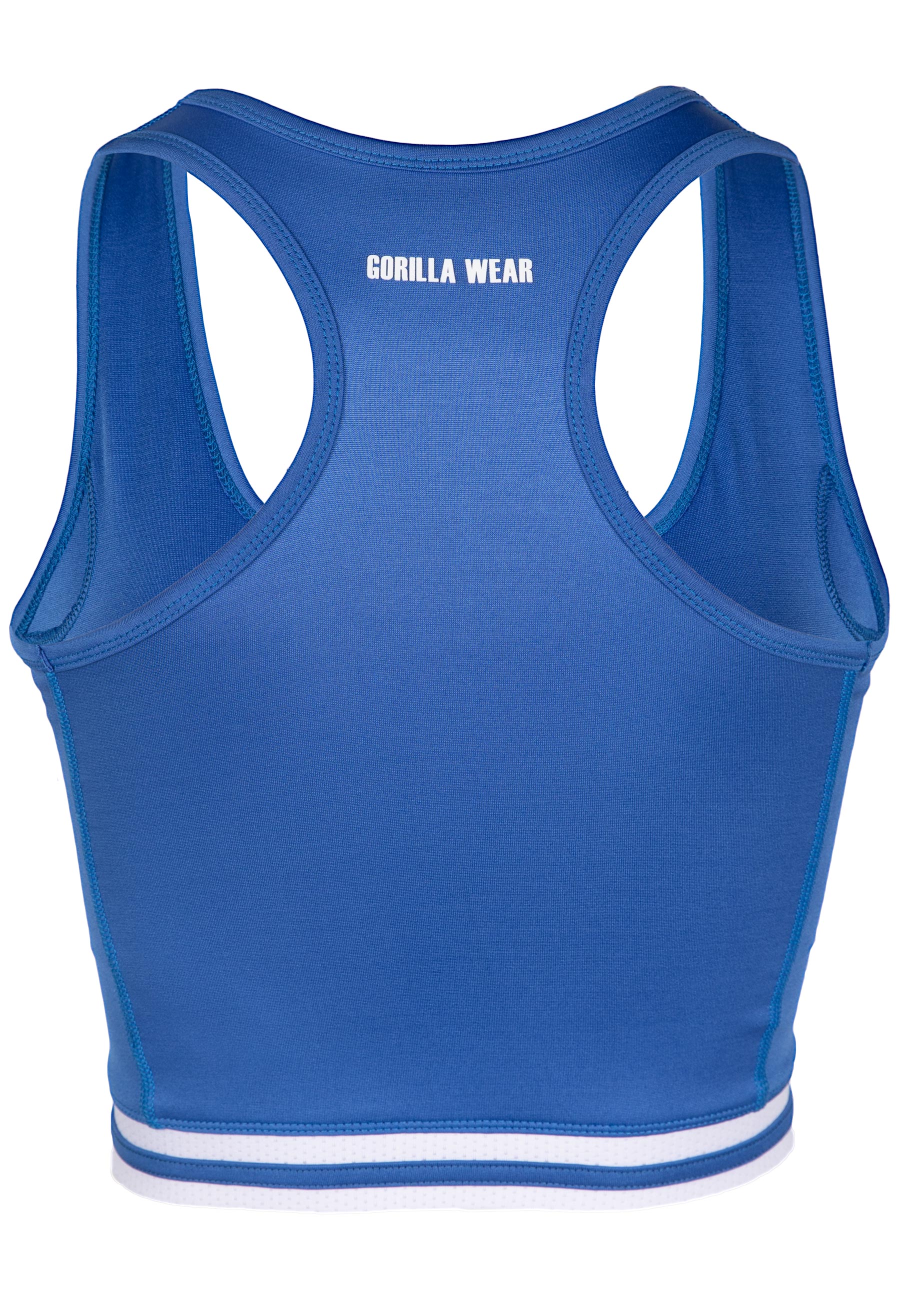 Mesa Zip Front Crop Top, blue - 6