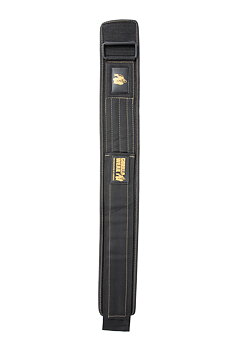 4 Inch Nylon Belt, black/gold