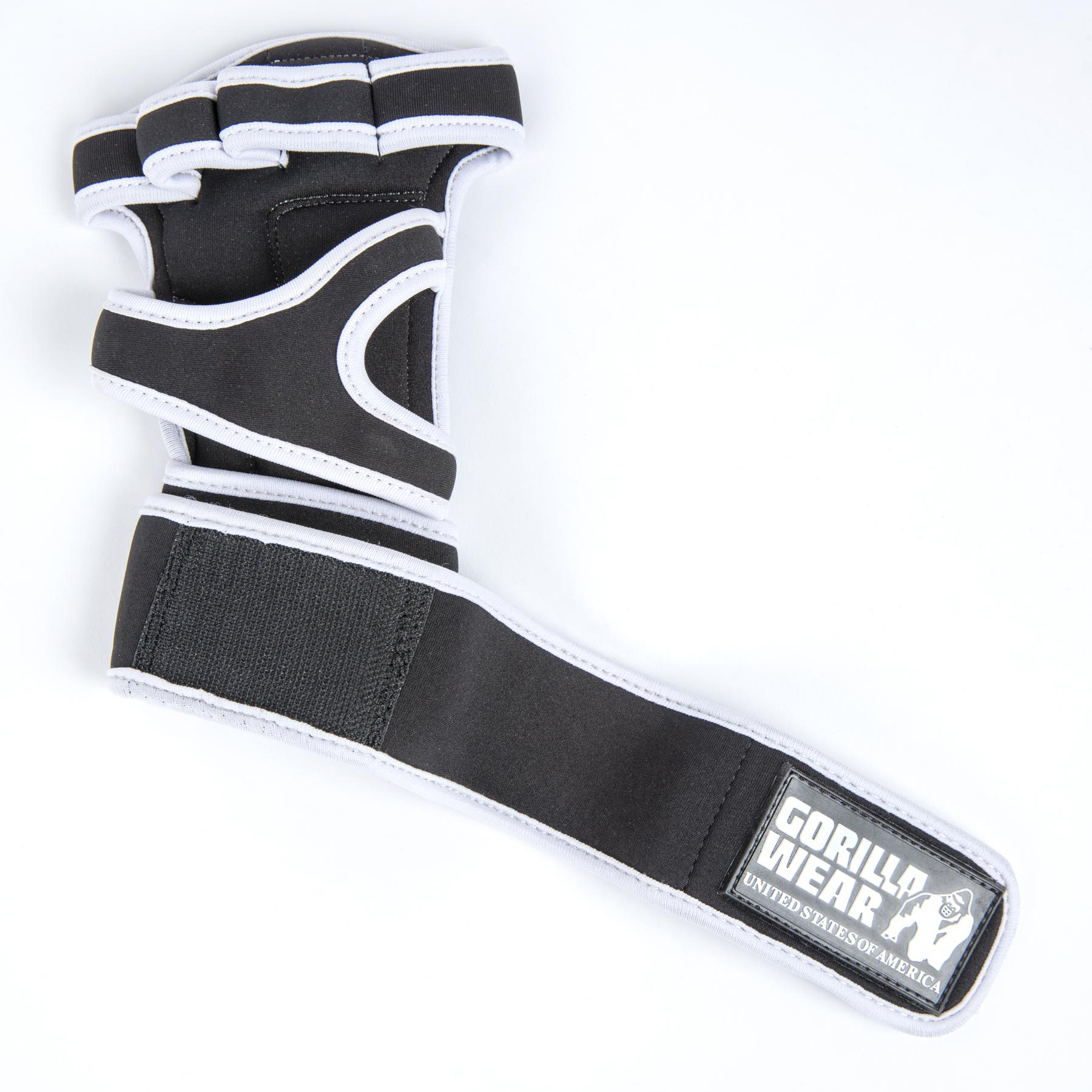 Yuma Weightlifting Workout Gloves, black/white - 2