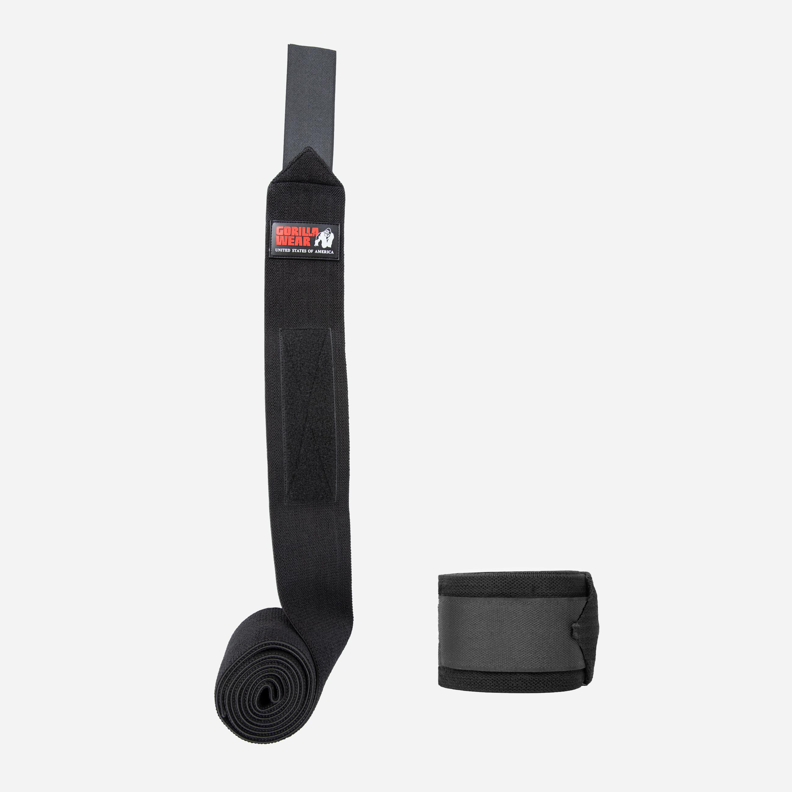 GW Knee Wraps 2,5 m, black - 2