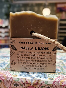 Ekotvål Nässla & Björk på rep, 170g, Malin i ratan