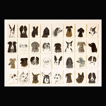 32 Dogs 2018 - Holly Frean - Postcard A6 - 1607