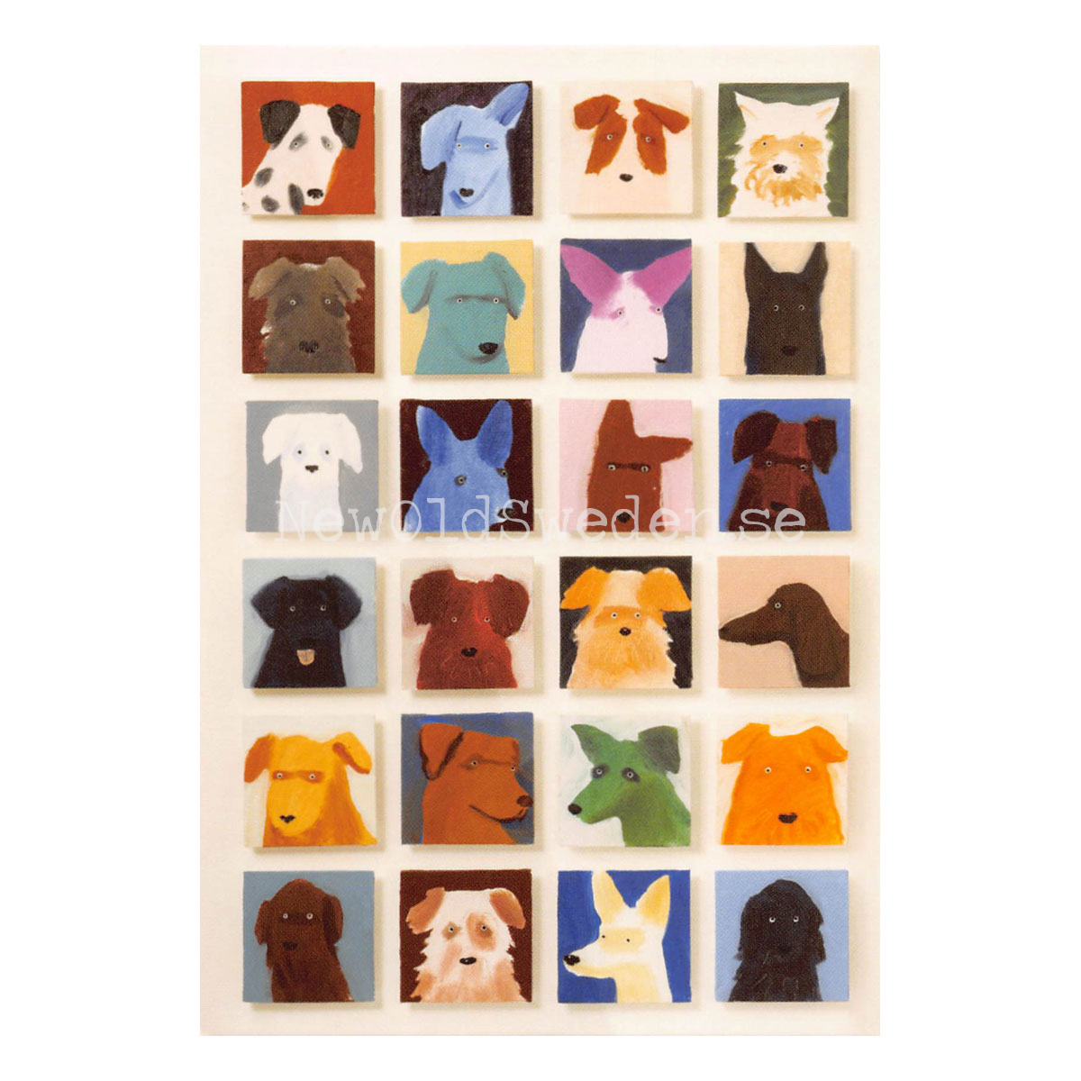 24 Dogs 2019 - Holly Frean - Åostcard A6 - 1607 - 2