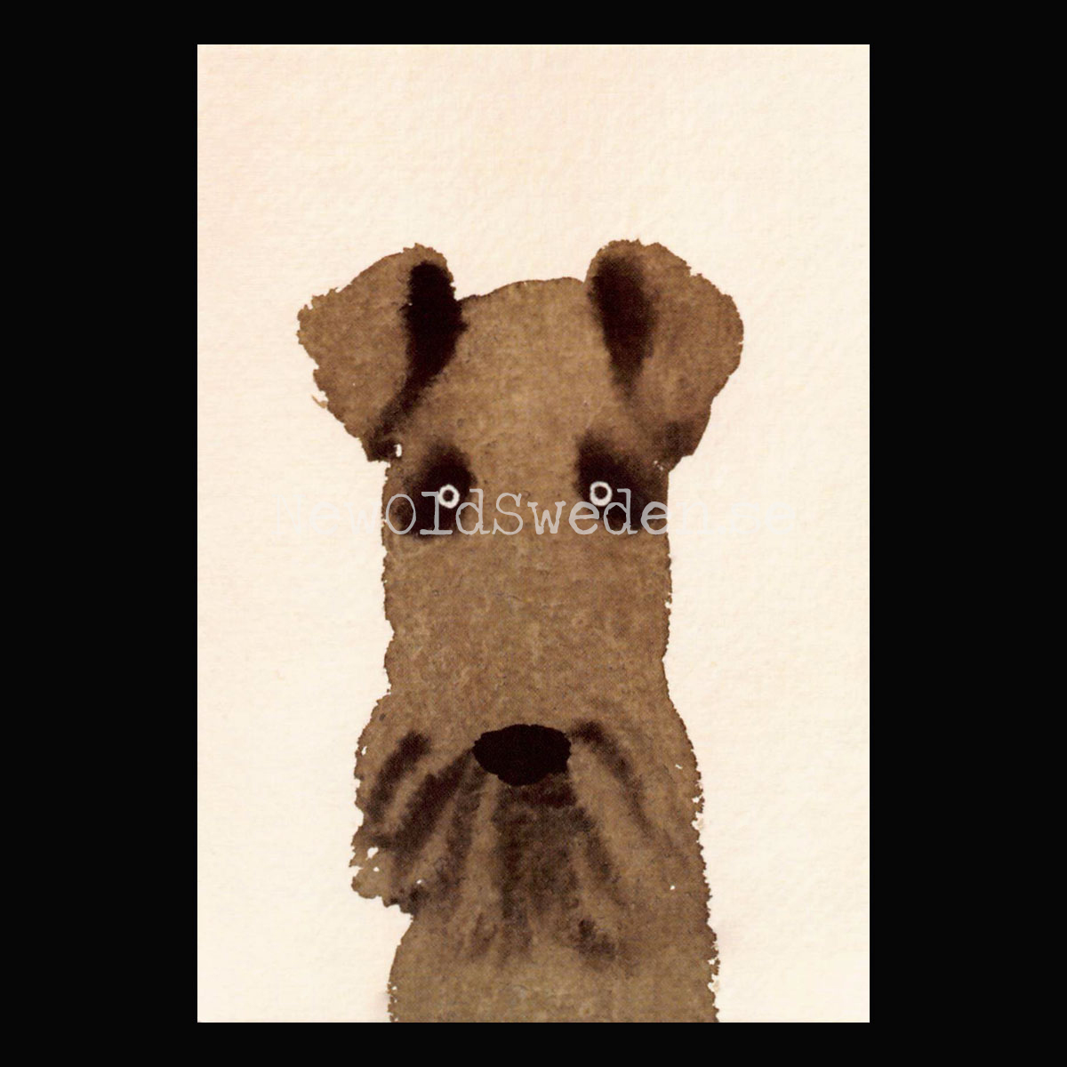 Fox Terrier 2019 - Holly Frean - Postcard A6 - 1607