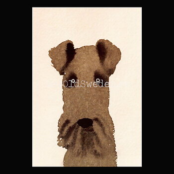 Fox Terrier 2019 - Holly Frean - Postcard A6 - 1607