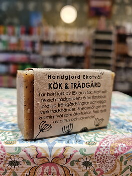 Ekotvål Kök & Trädgård liten tvål 40g, Malin i ratan