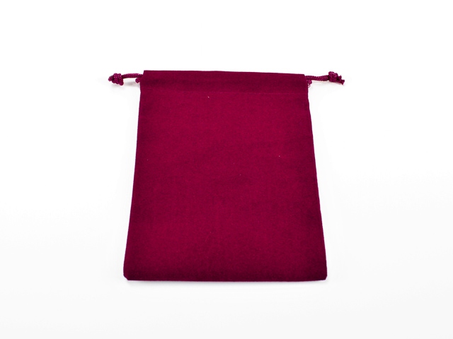 Chessex: Dice Bag Suedecloth (S) Burgundy 4" x 5 1/2"