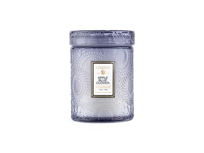 Voluspa Apple Blue Clover Mini Glass Jar