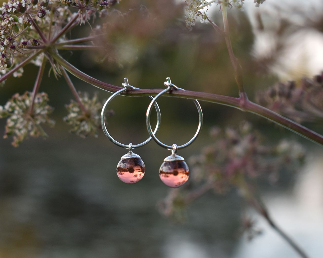 SVALÖ GAMMELROSA - rosa örhängen 15 mm 