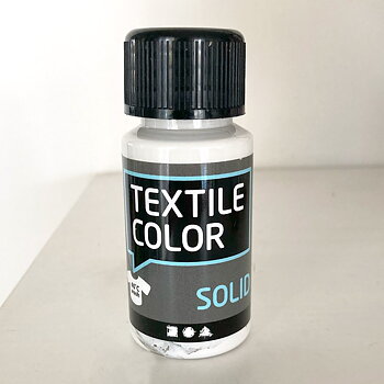 Textilfärg täckande vit 50 ml till mönsterritning