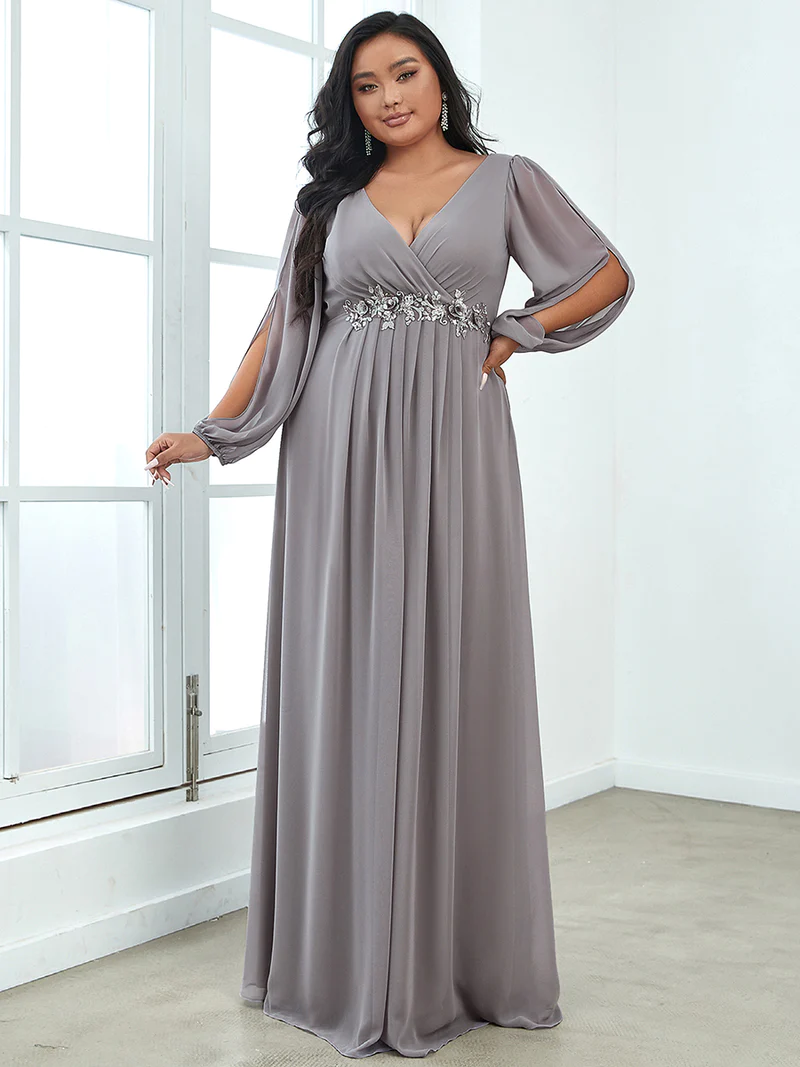 Aftonklänning 70tal stil Plus size (0461-S) - 7
