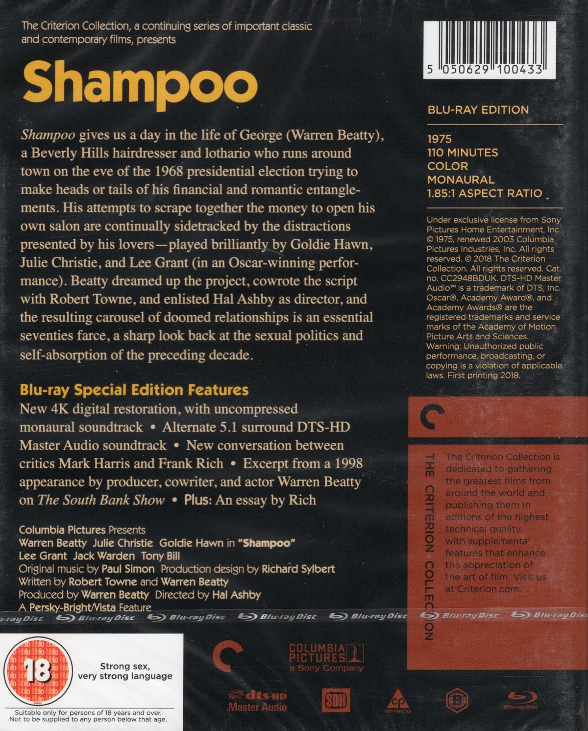 Shampoo (Criterion Collection) (ej svensk text) (Blu-ray) - 2