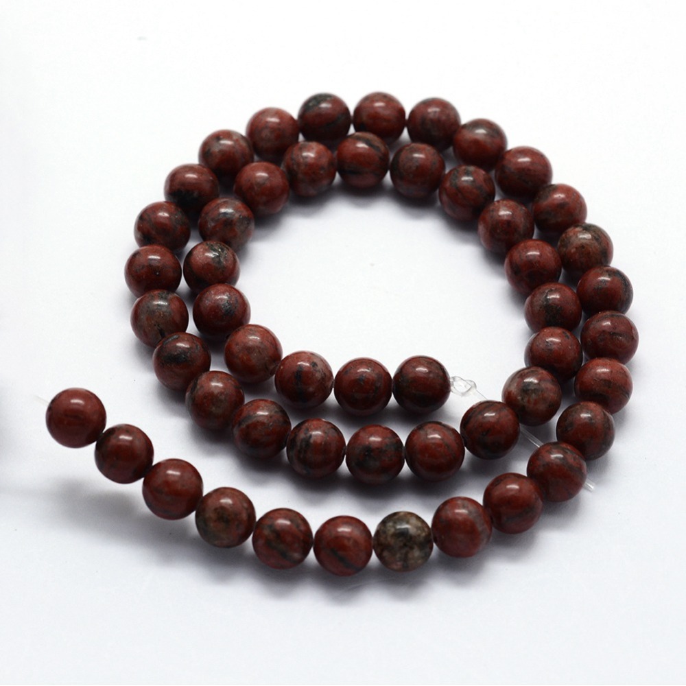 Semi Gems -  Sesam Jasper / Jaspis 6mm