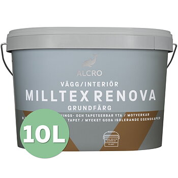 Milltex Renova Grundfärg - Spärrfärg för tapet 10L
