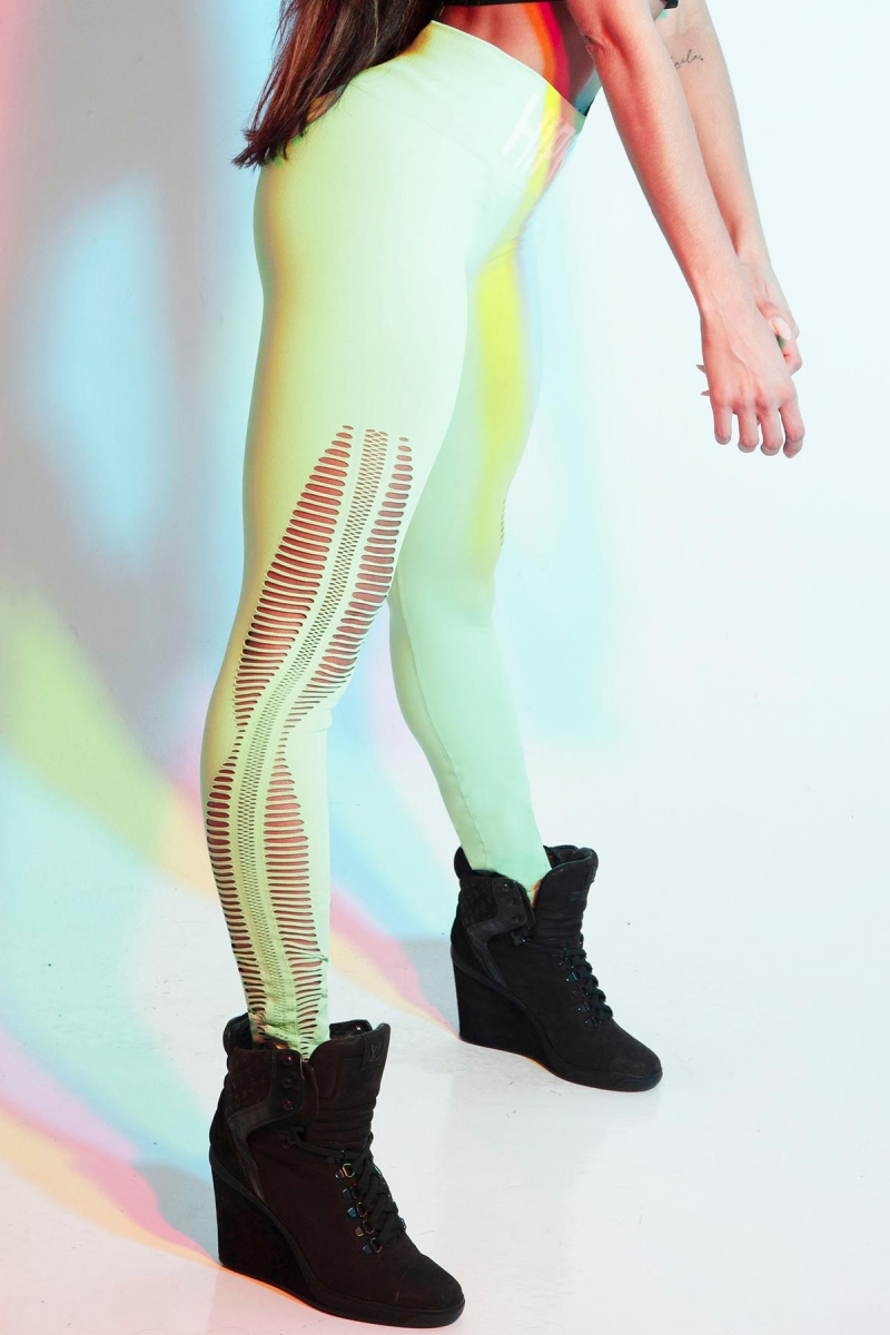 HIPKINI Seamless Tights Silhouette Lime