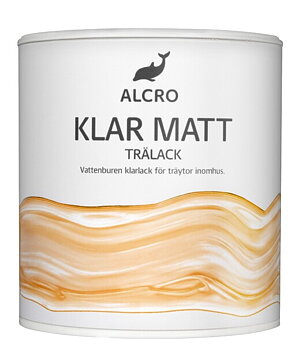 Klar Trälack Matt 0.5L