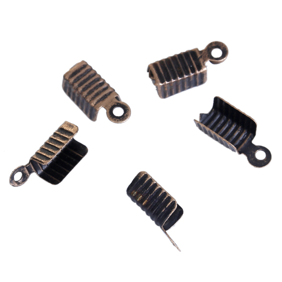 Fäste för band ,  Koppar 12x5mm - 2